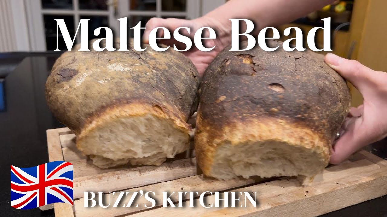 Cómo hacer la receta de pan maltés de masa fermentada Ħobż tal-Malti y Hobz biz-zejt