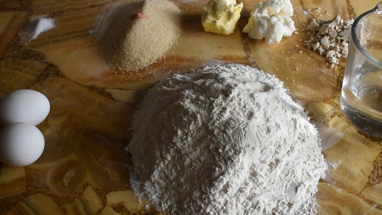 Como hacer masa para conchas, masa de bizcocho