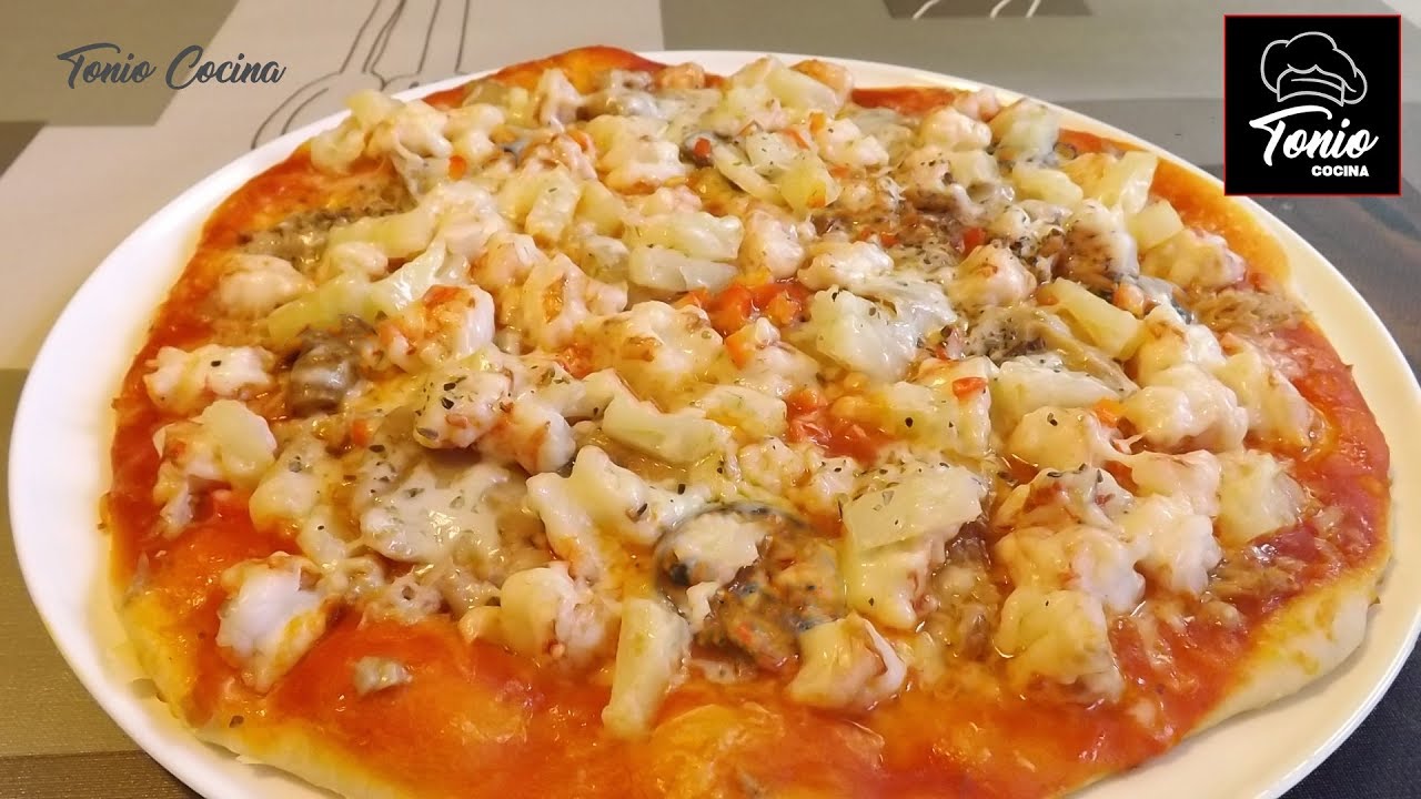 Cómo hacer pizza casera y masa para pizza | Receta fácil