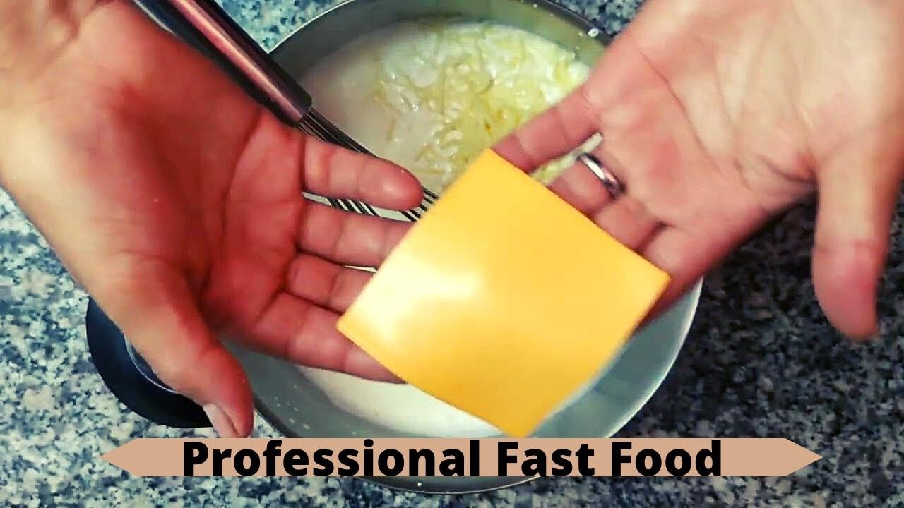 Cómo hacer salsa de queso para comida rápida