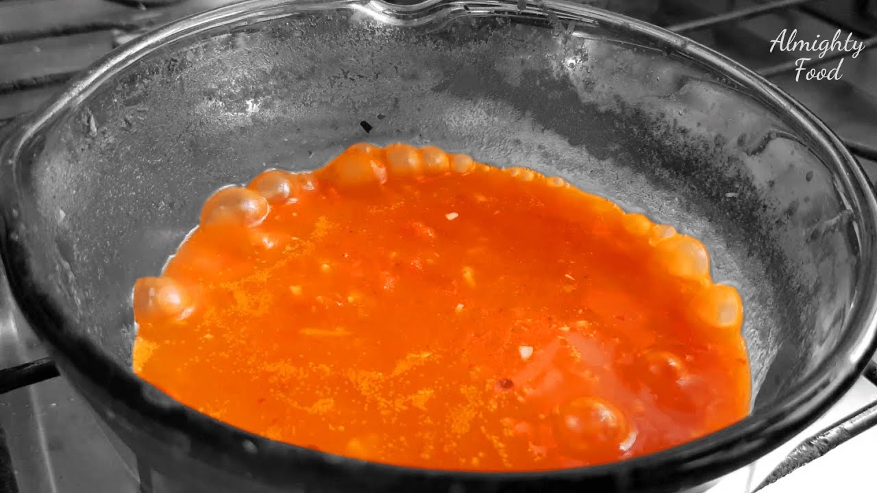 Como hacer SALSA de TOMATE RAPIDO ❓ Salsa de tomate CASERA y SALUDABLE para pizza o para pasta