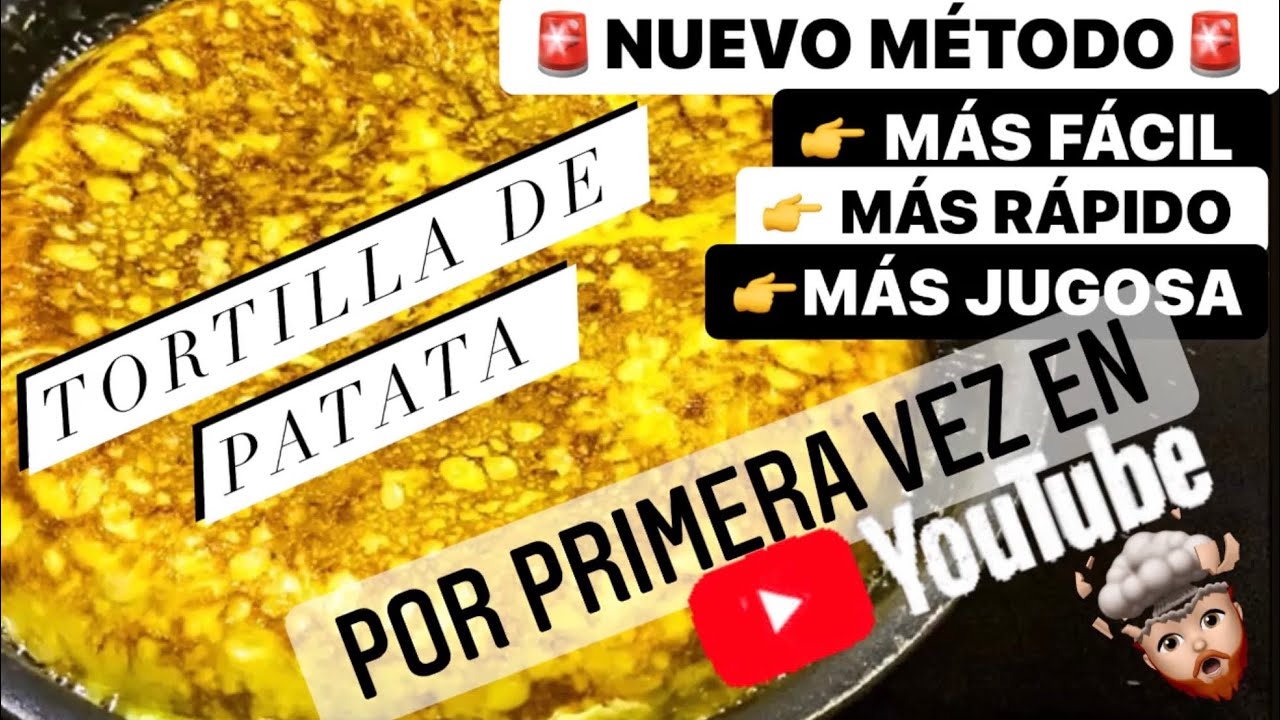 Como hacer tortilla de patata ESPAÑOLA [DIFERENTE]🚨NUEVO MÉTODO | EXCLUSIVO EN YOUTUBE