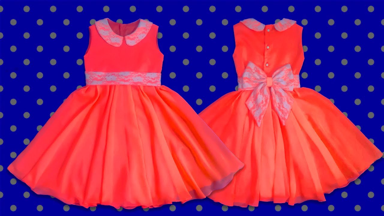 Cómo hacer un vestido de NIÑA forrado (patrones) 👧 | How to make a girl dress (pattern making)