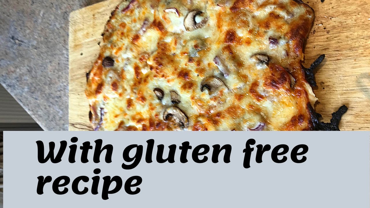 Cómo hacer una cáscara de pizza hágalo usted mismo ? con receta de masa de pizza sin gluten