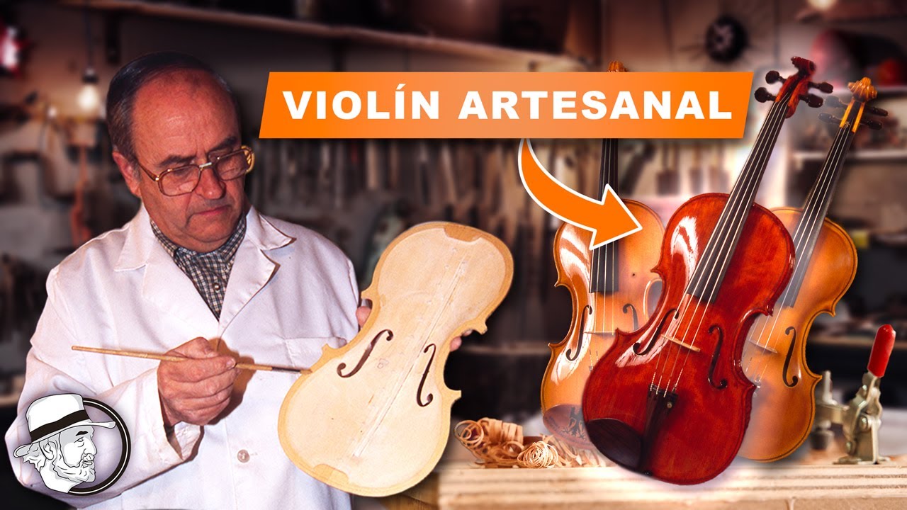 ¿Cómo se hace un VIOLÍN artesanal? I LUTHIER lo explica paso a paso