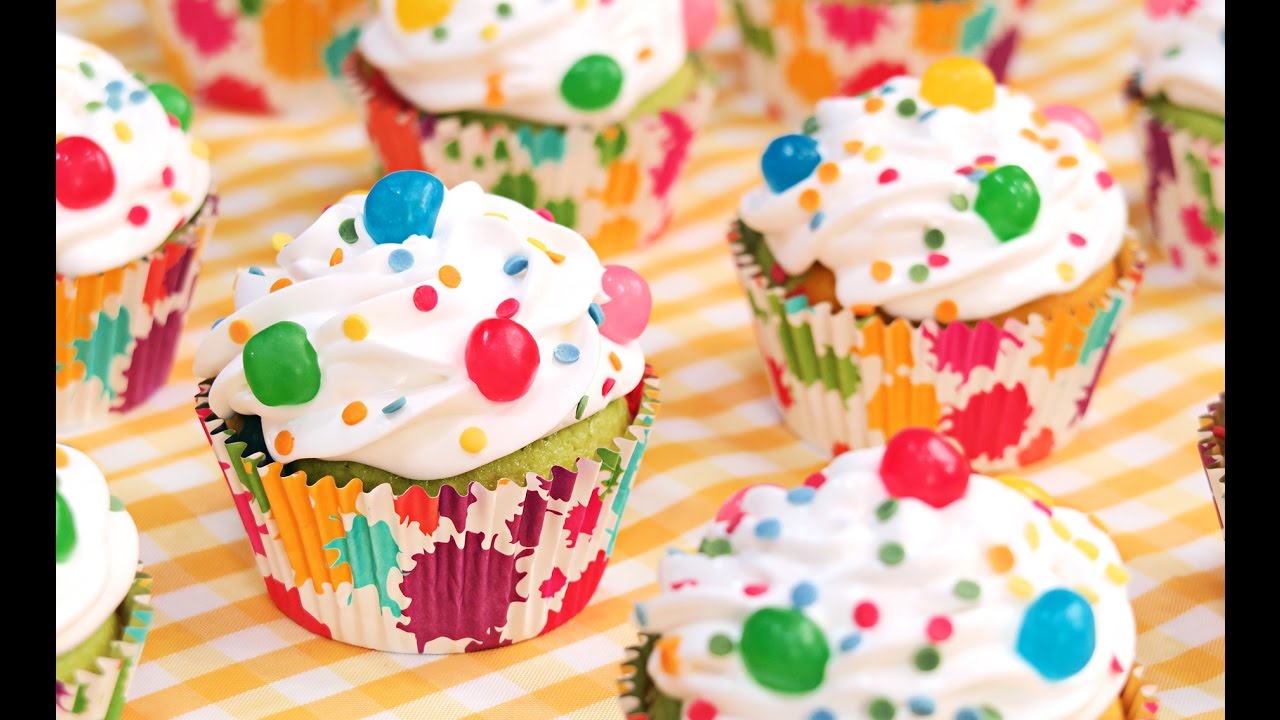 Cupcakes Arcoiris o de Colores
