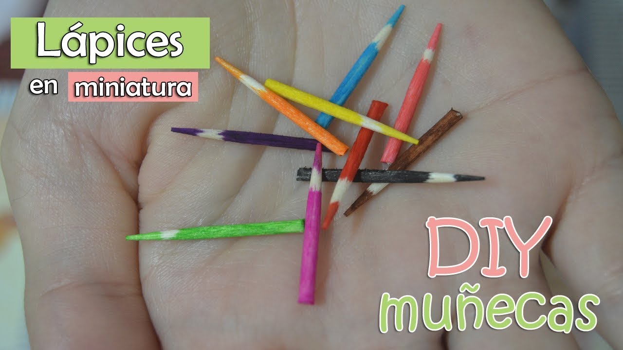 DIY Lápices de Colores para Muñecas