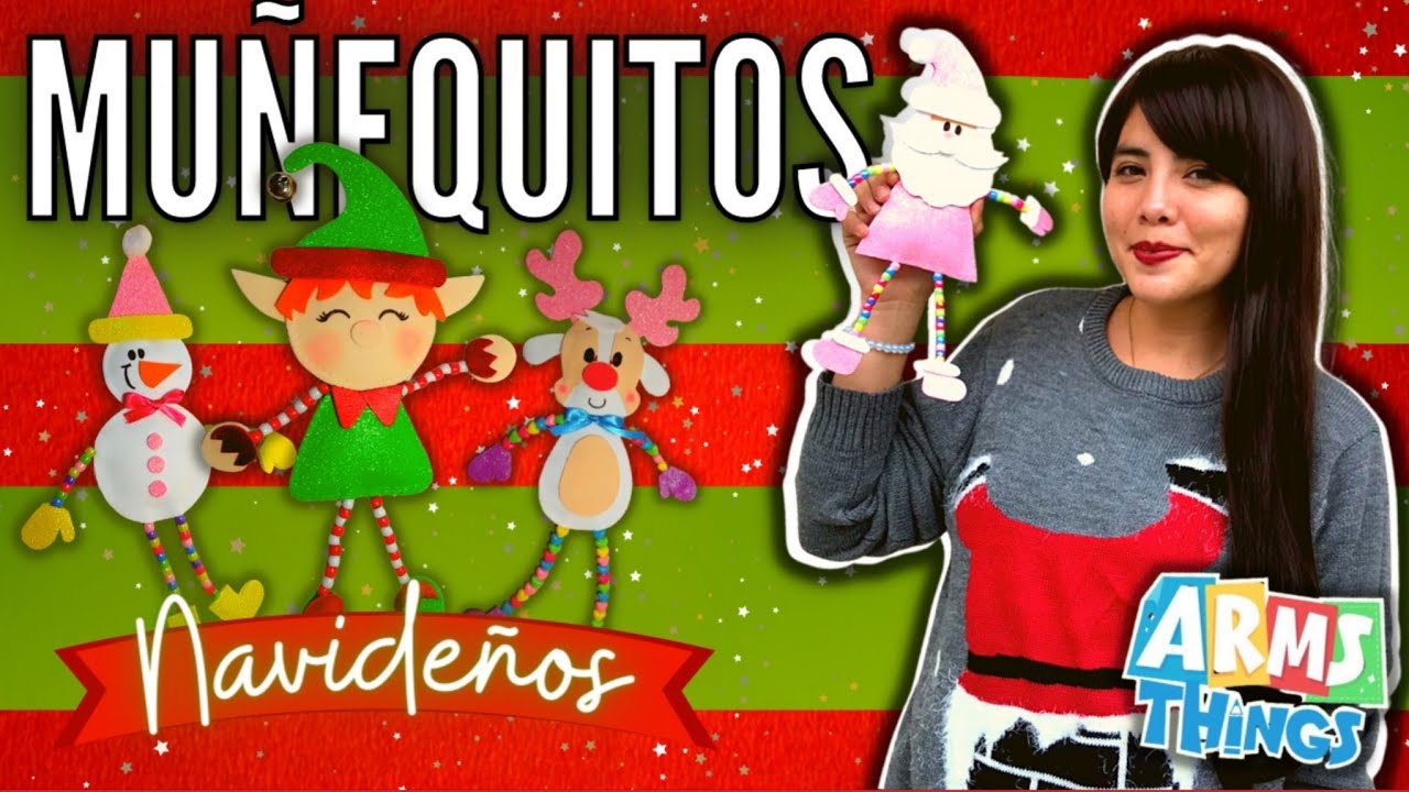 DIY: Manualidades NAVIDEÑAS // ADORNOS NAVIDEÑOS // Decoraciones para Navidad // Moldes GRATIS.