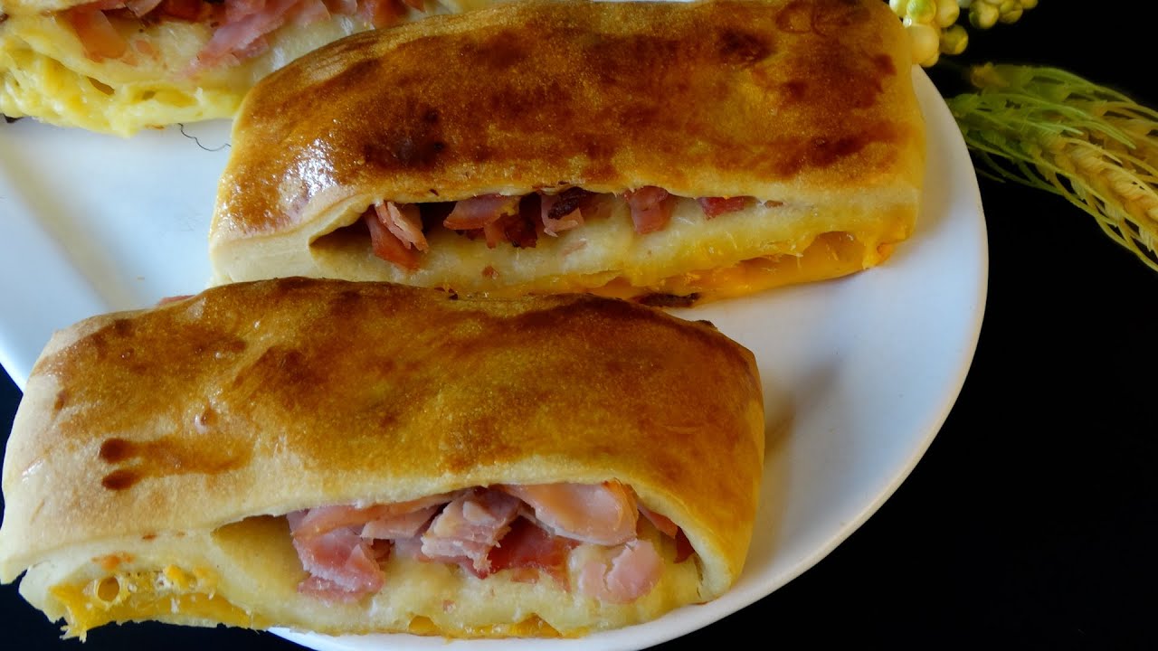 El mejor sándwich de jamón y queso o mini lunch venezolano.