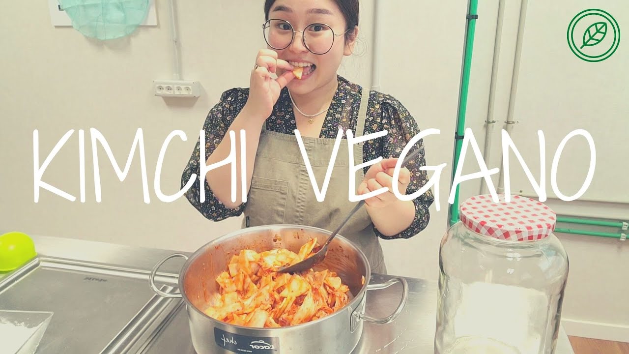 Elaboramos el Kimchi vegano con una coreana