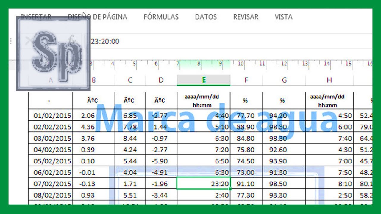 Excel - Imagen como marca de agua. Marca de agua en Excel. Tutorial en español HD