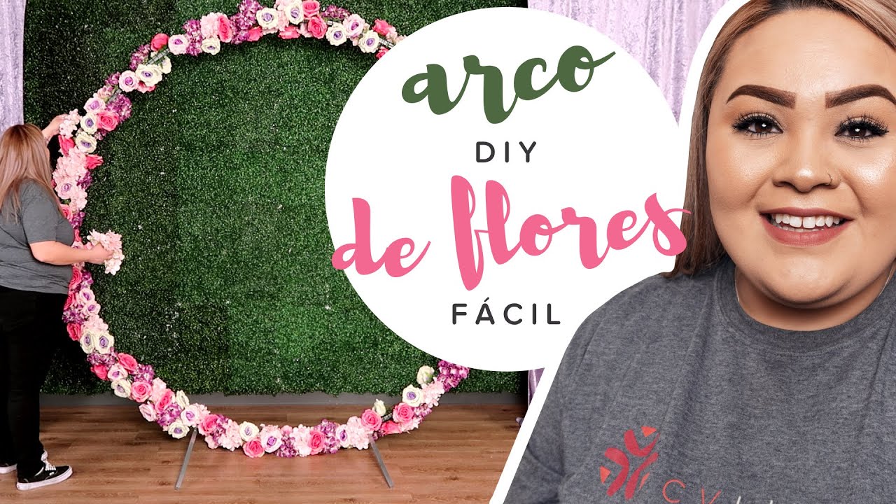 Fondo de Arco Floral Fácil de DIY