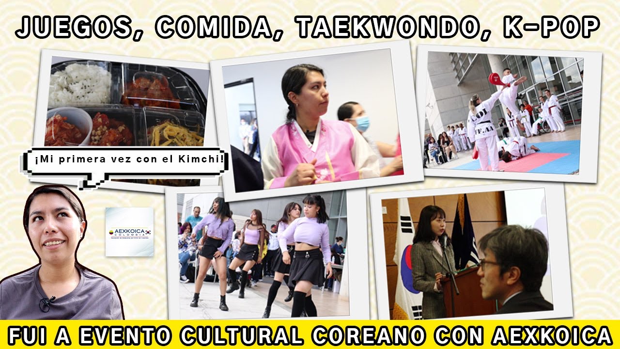 🇰🇷 Fui a evento Cultural Surcoreano por AEXKOICA. Primera vez con el kimchi, Juegos y K-POP