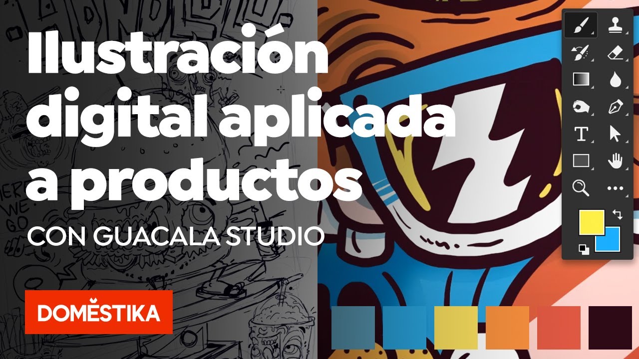 Ilustración digital aplicada a productos – Curso online de Guacala Studio