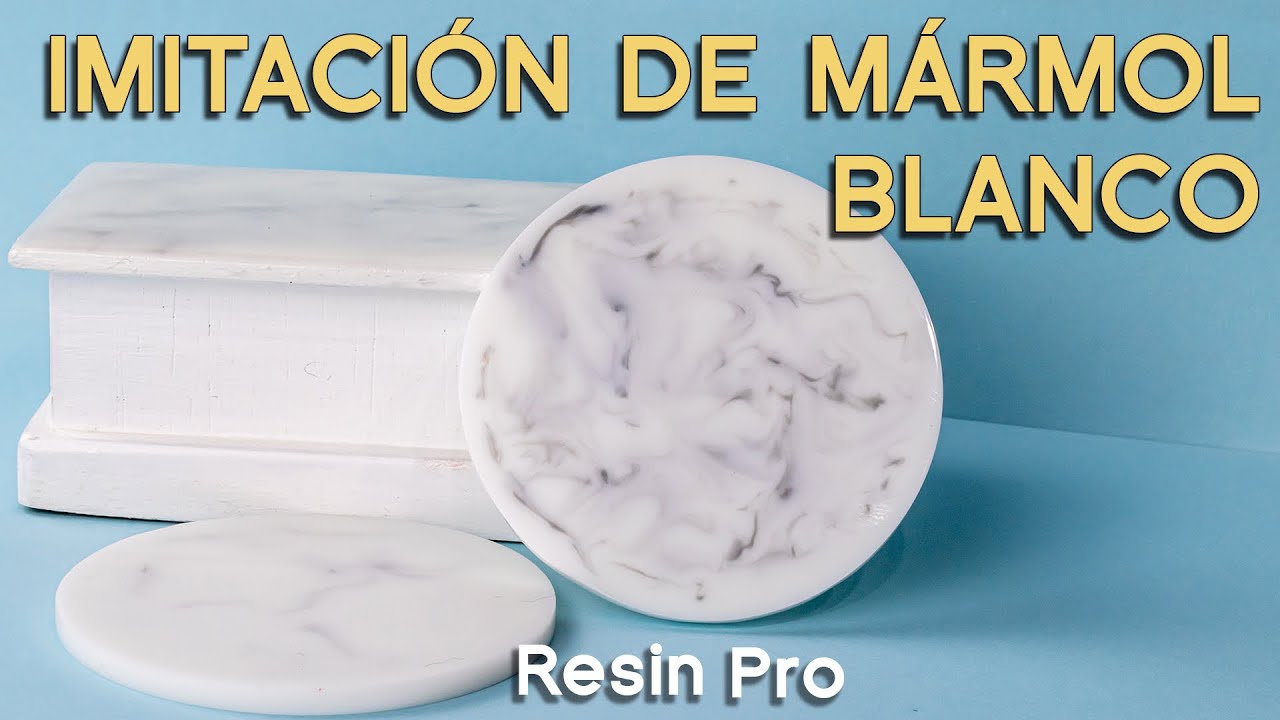 Imitación de mármol blanco con resina – Tutorial [Sub] | Ana Belchí