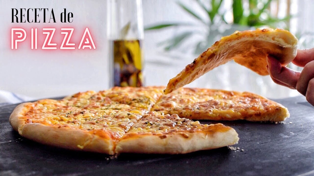 INCRIEBLE PIZZA CASERA de 4 QUESOS 🧀 con RECETA de la MASA | DarixLAB
