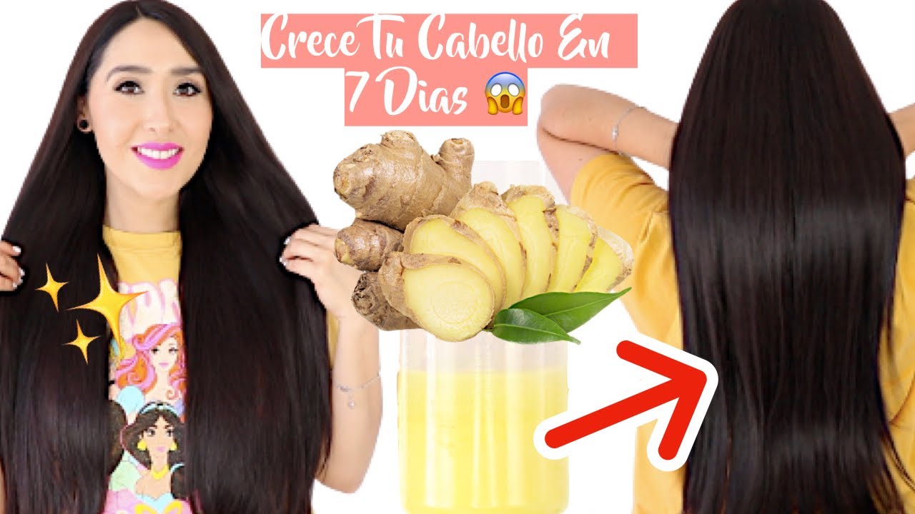 JENGIBRE CRECE TU CABELLO EN 7 DIAS 😱 NO LO USES DEMACIADO!! DETEN LA CAIDA ✨ BEAUTYBYPRISCILA