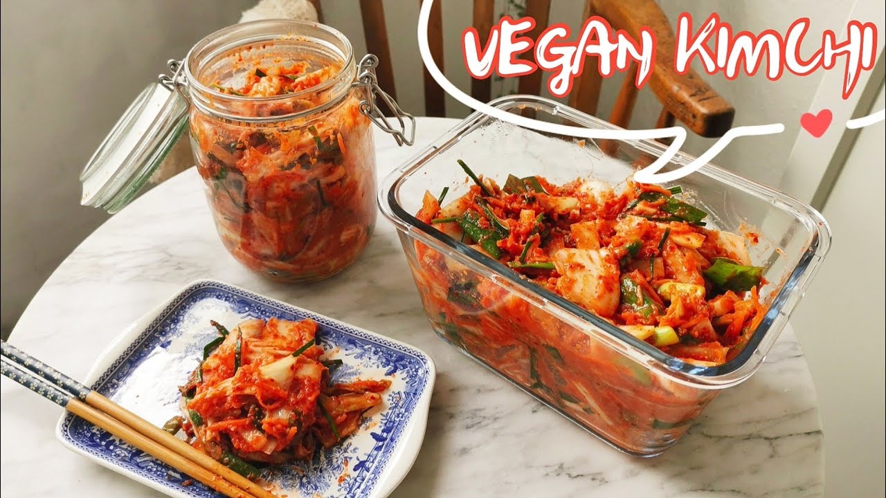 KIMCHI nasıl yapılır | Evde bulunan malzemelerle basit ve hızlı Vegan Kimchi Tarifi
