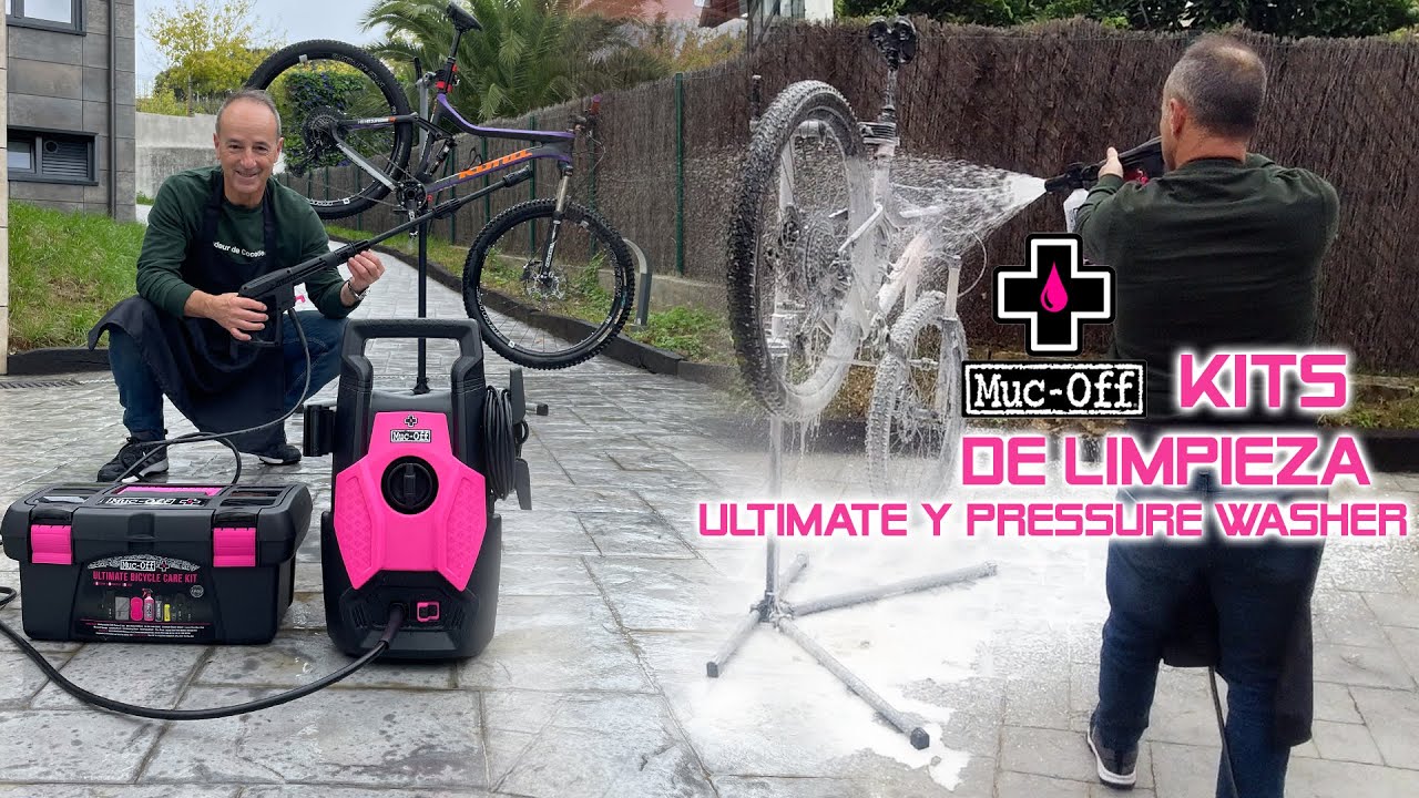 Kits Ultimate y Pressure Washer de Muc-off para la limpieza de tu bicicleta