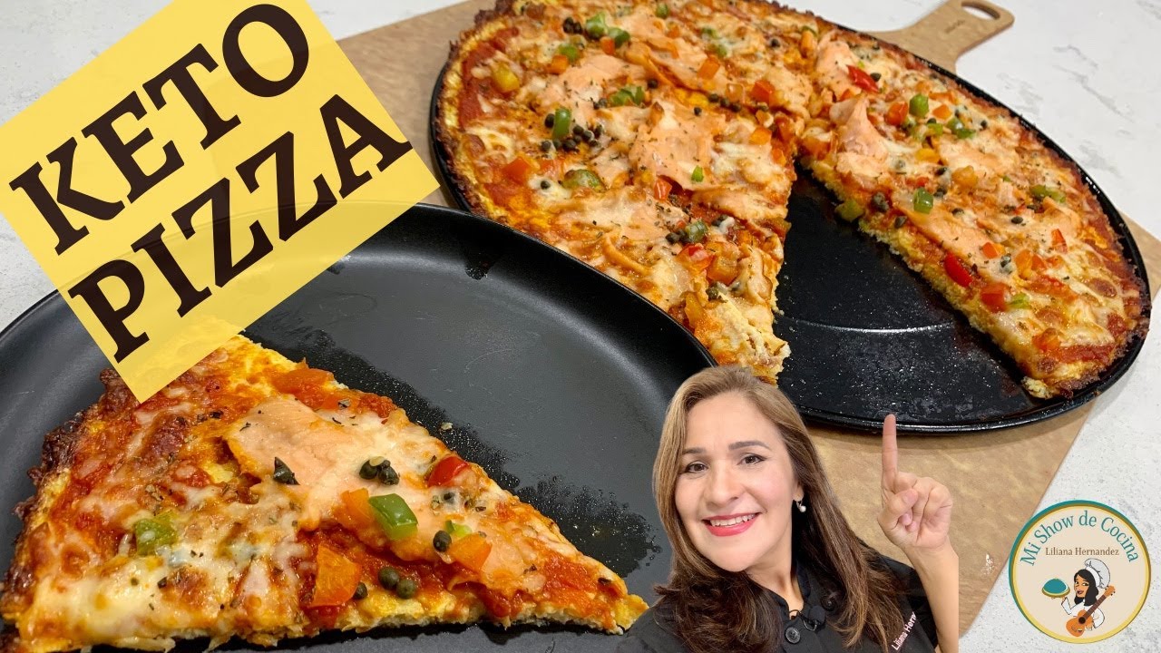 LA MEJOR PIZZA KETO, SIN HARINAS! THE BEST KETO PIZZA EVER, NO FLOUR!