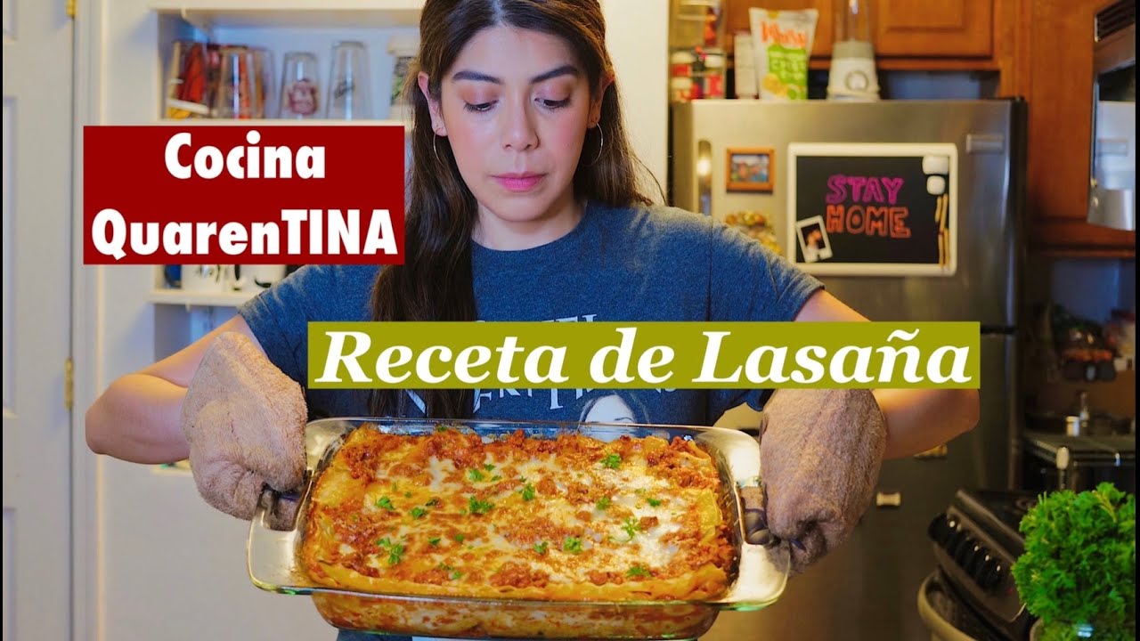 Lasaña || Receta En Español || My 1st Spanish speaking video