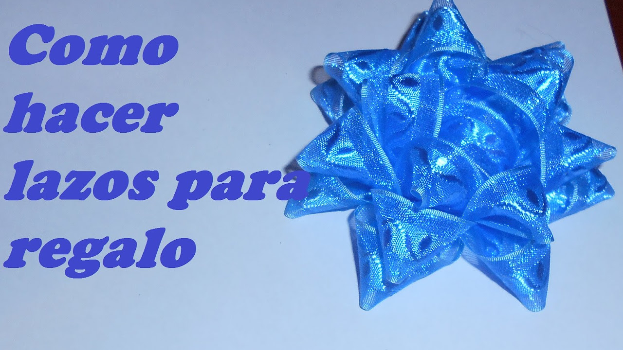LAZO O MOÑO PARA REGALO. Loop or ribbon for gift