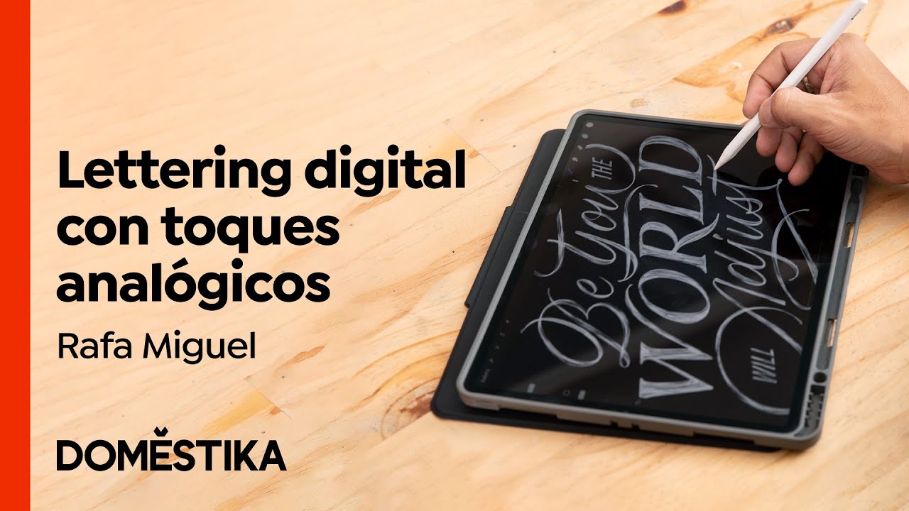 Lettering digital con toques analógicos - Un curso de Rafa Miguel // HUESO | Domestika
