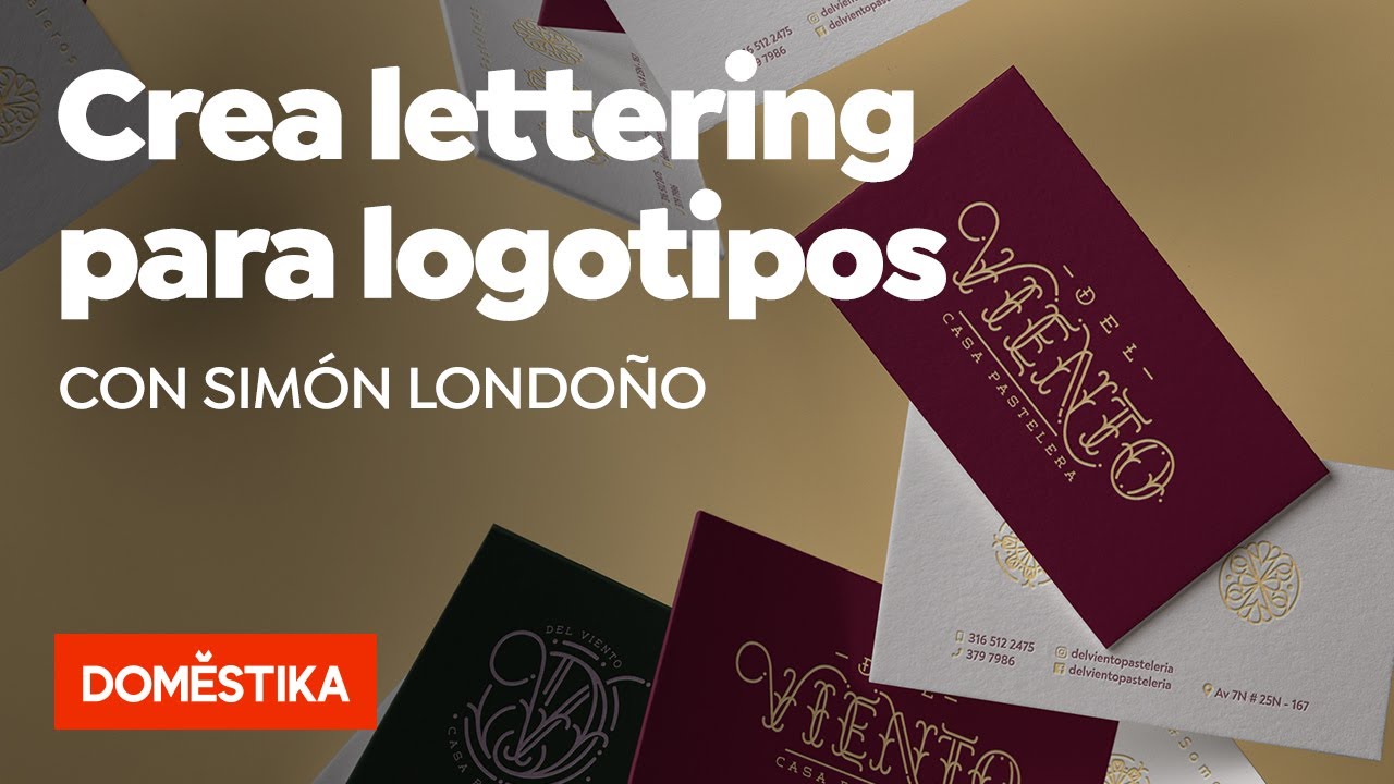 Lettering digital para una identidad visual – Curso online de Simón Londoño