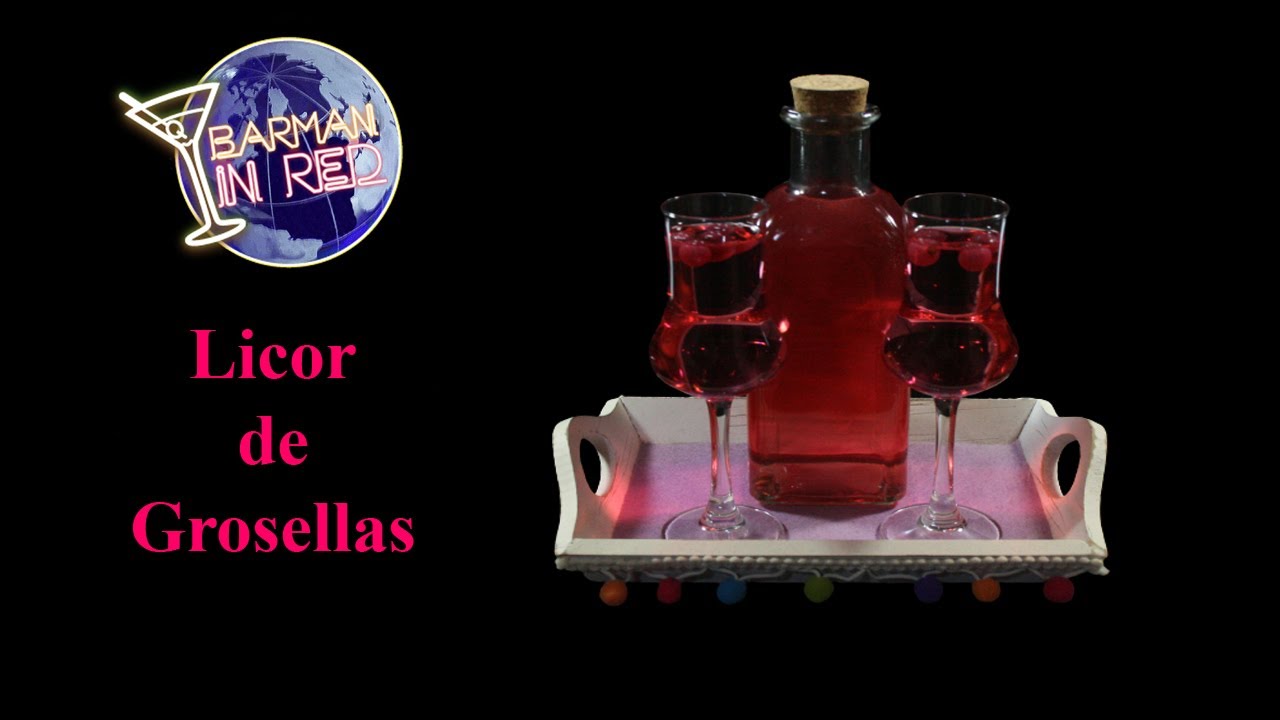 Licor de Grosellas - Un licor casero FÁCIL con pocos ingredientes