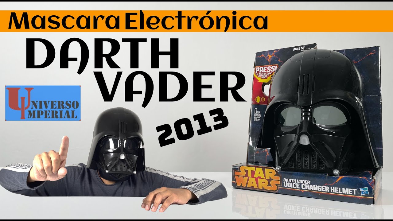 Mascara DARTH VADER 📣 CAMBIADOR DE VOZ 2013 Star Wars en Español