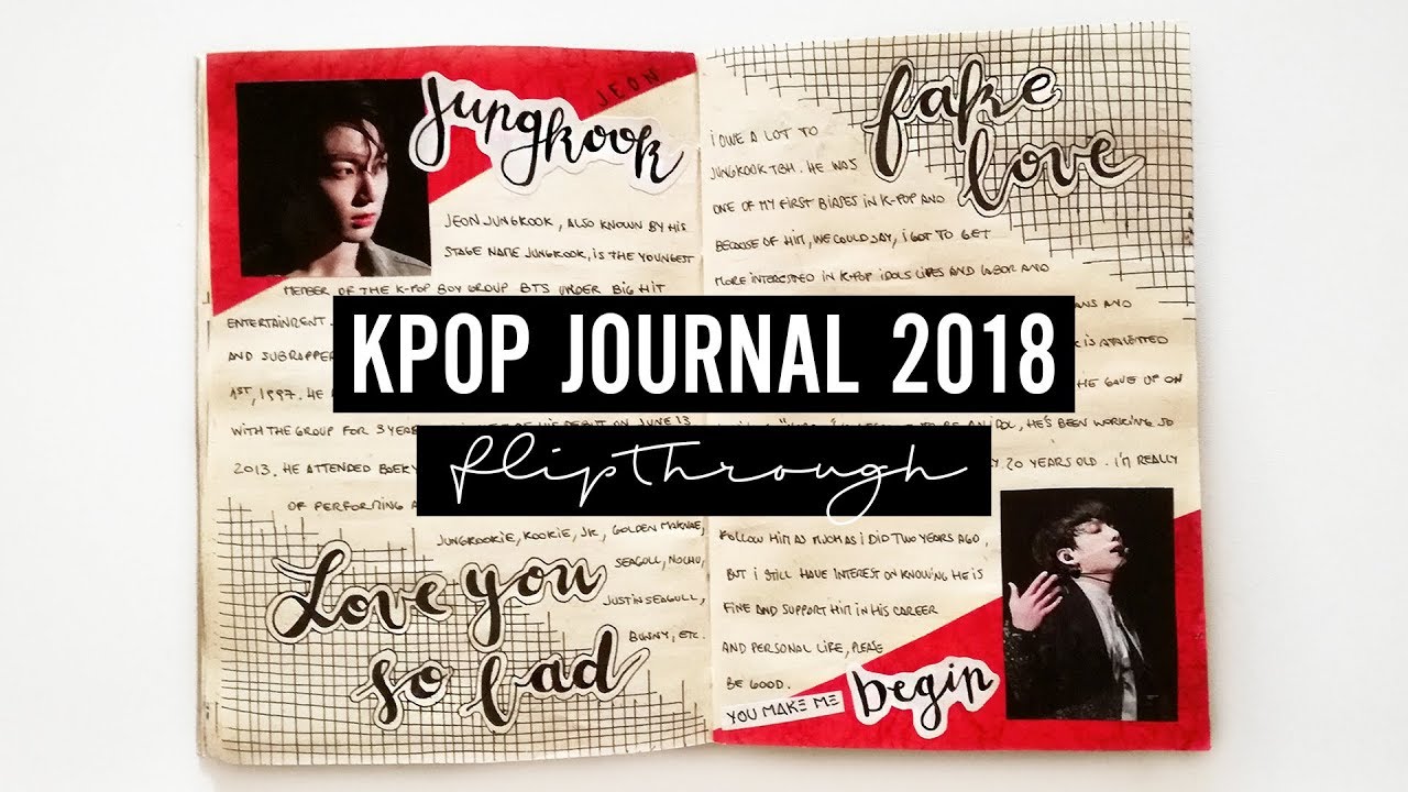 MI KPOP JOURNAL 2018 | ¿Qué es un kpop journal? ¿Cómo empezar?