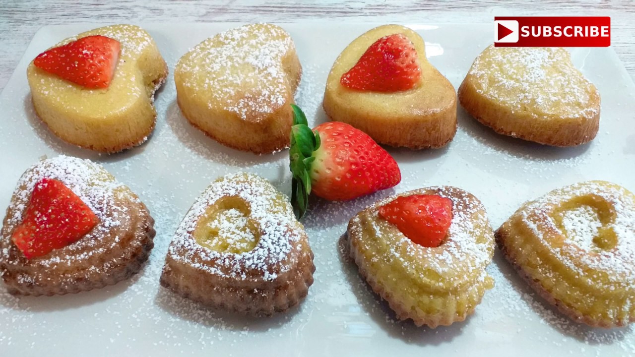 Mini Bizcochos de Naranja-especial San Valentin/Mini Checuri de Portocala/Muffins Valentine\"s Day