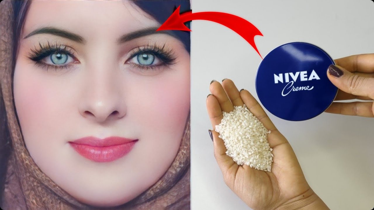Nivea and rice, the secret that cosmetic doctors hide! it makes the skin glowing and tight