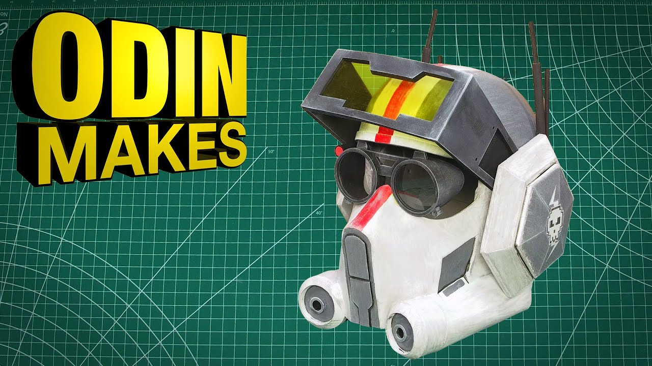 Odin Makes: Tech's Helmet from Star Wars the Clone Wars