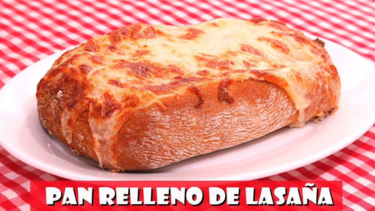 Pan Relleno de Lasaña | Súper Crujiente y Delicioso!!