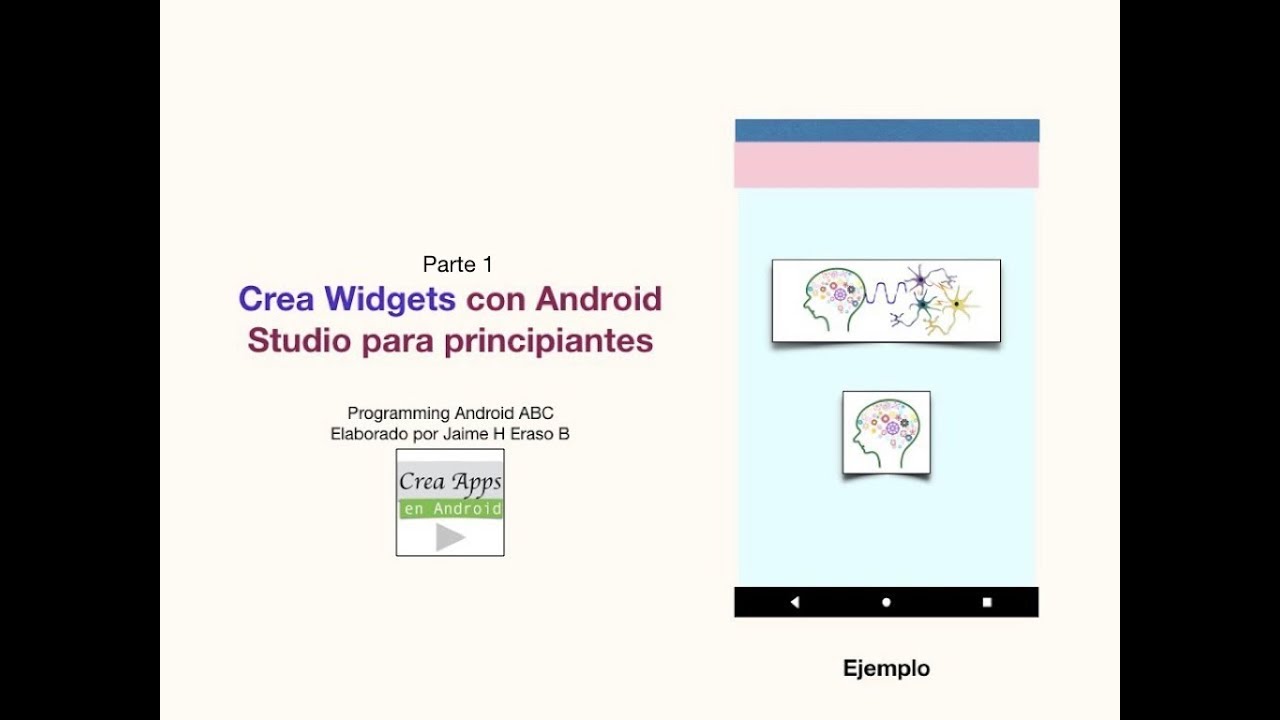 Parte 1. Widget Android. Crear app Widget con Android Studio - ejemplo