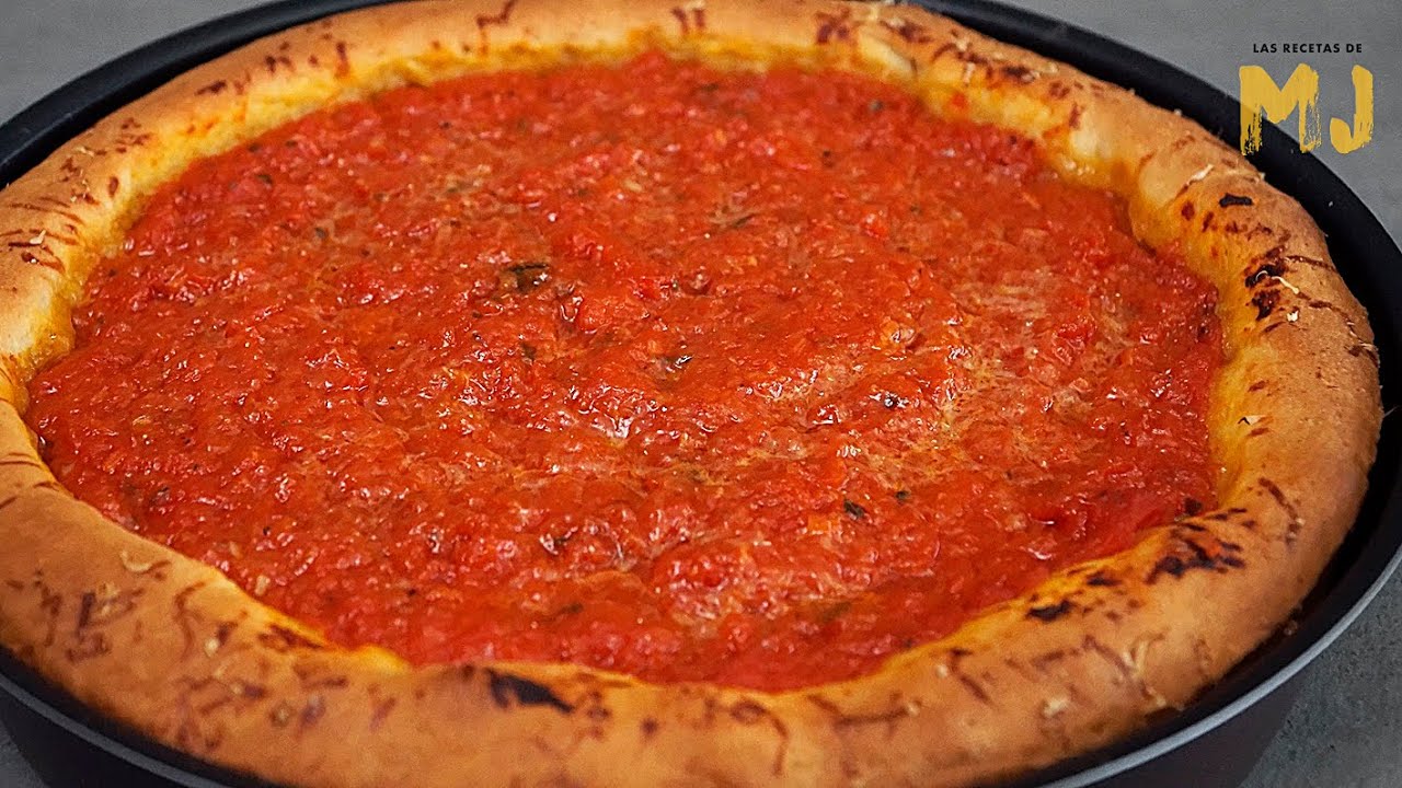 PIZZA ESTILO CHICAGO | Auténtica Deep Dish Pizza