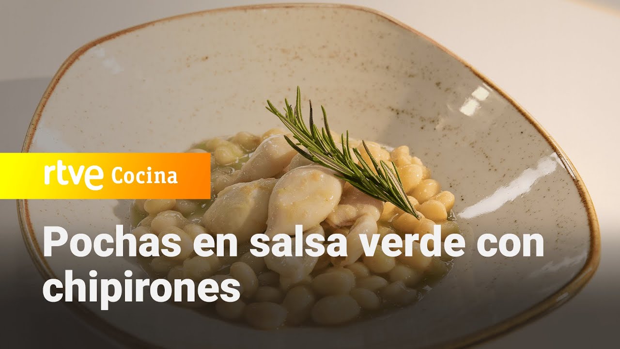 Pochas en salsa verde con chipirones - Sergio Cocina | RTVE Cocina