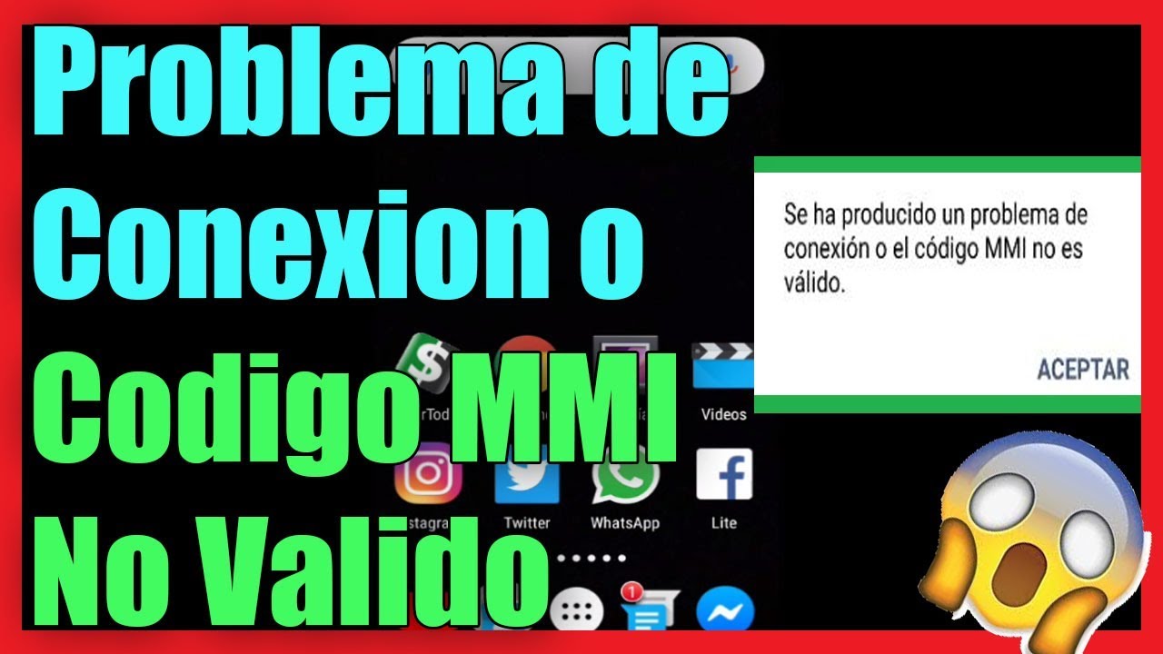 Problema de Conexión o Código MMI No Valido I 3 Soluciones 2022