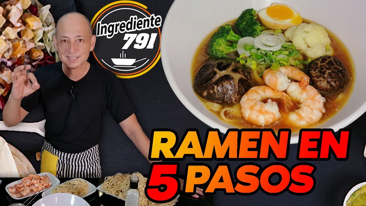 🥣 RAMEN Casero ((FÁCIL Y RÁPIDO)) en 5 PASOS 🚀 | Ingrediente 791