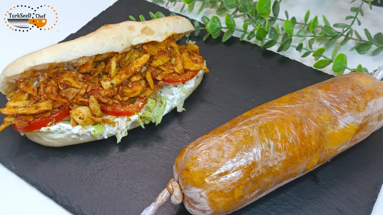 RECETA DE KEBAB DE POLLO CASERO 💯 (Receta de Kebab Turco)