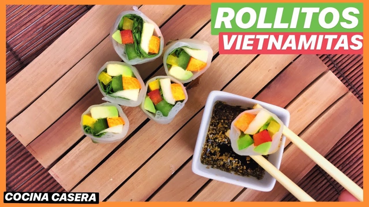 Rollitos Vietnamitas de Verduras y Veganos