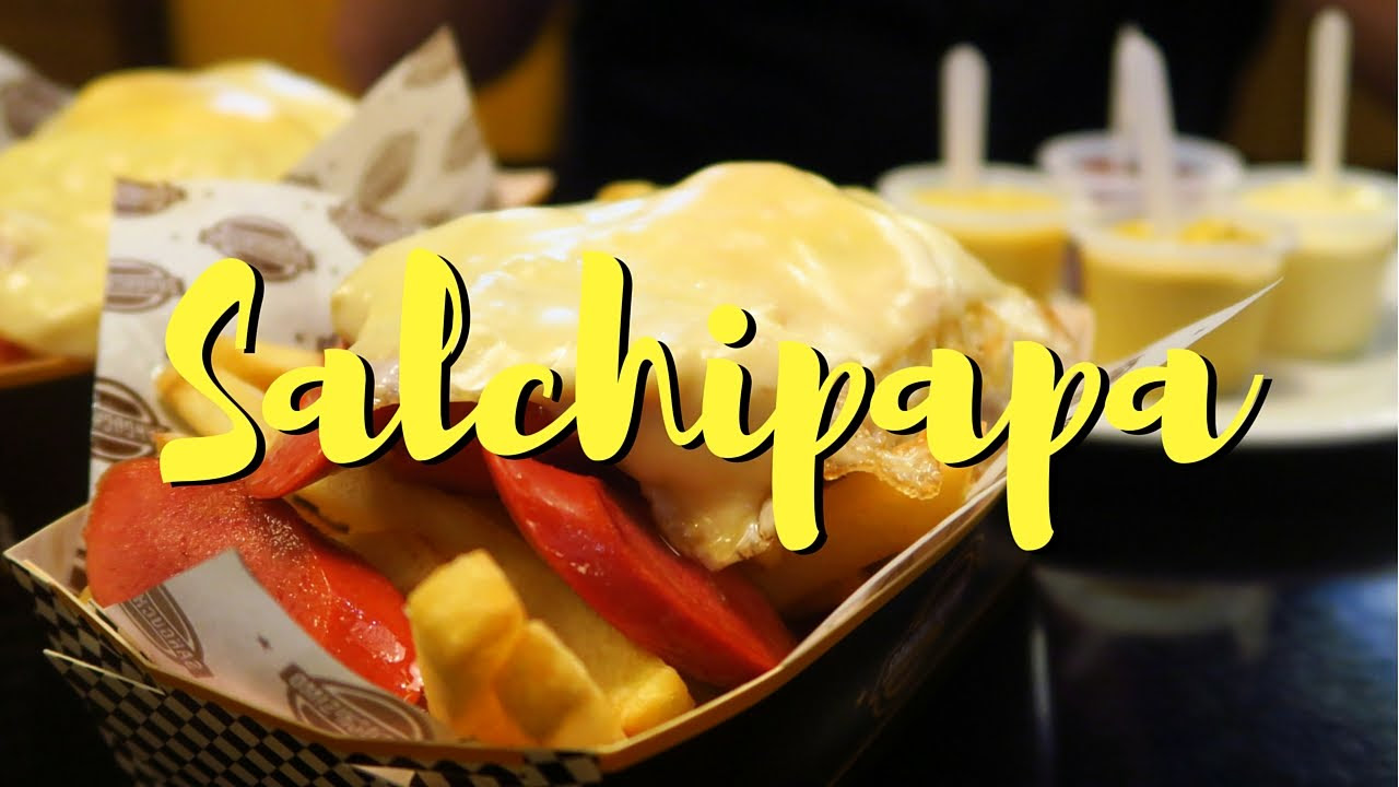 Salchipapas: Comida rápida peruana en Lima, Perú