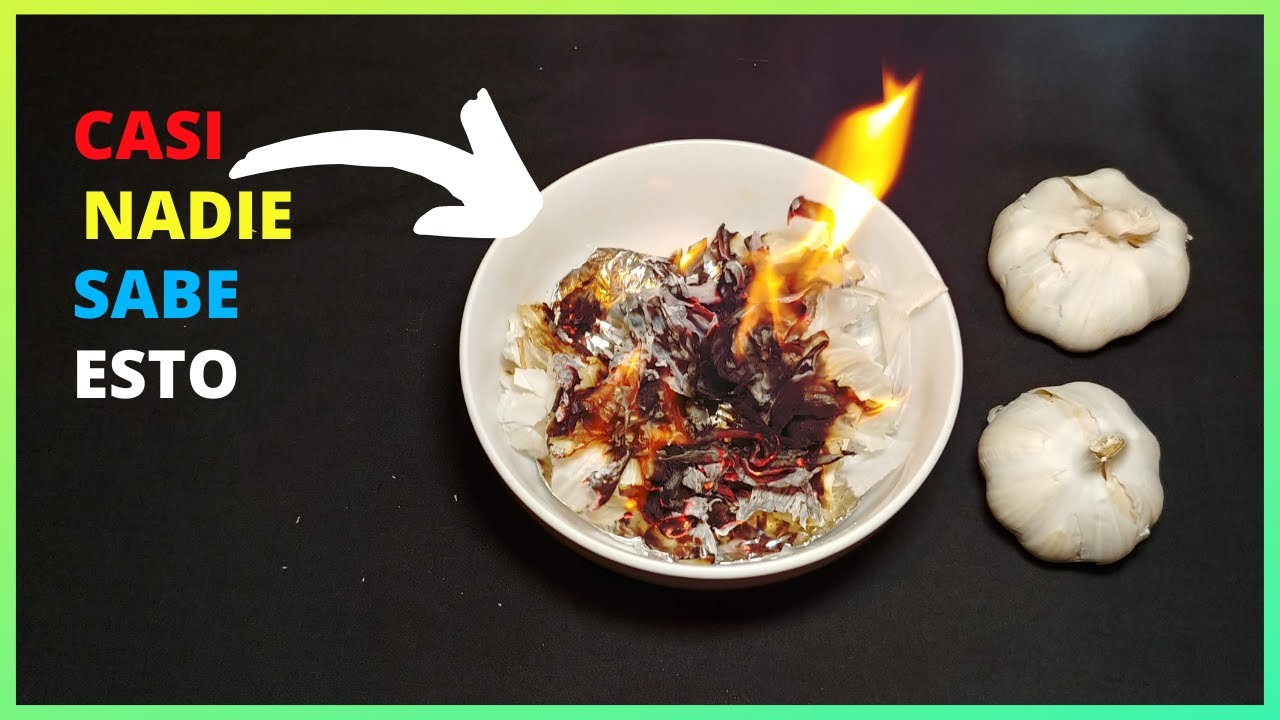 Si quemas cascara de ajo en tu casa no te imaginas lo que sucede 5 minutos despues, pocos saben esto