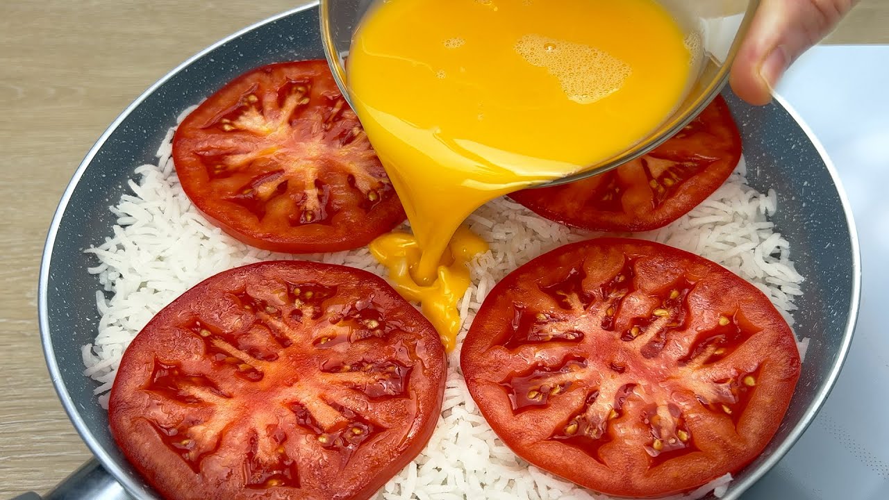Si tienes arroz, huevos y tomates en casa😋2 recetas❗rápidas, fáciles y deliciosas # 172