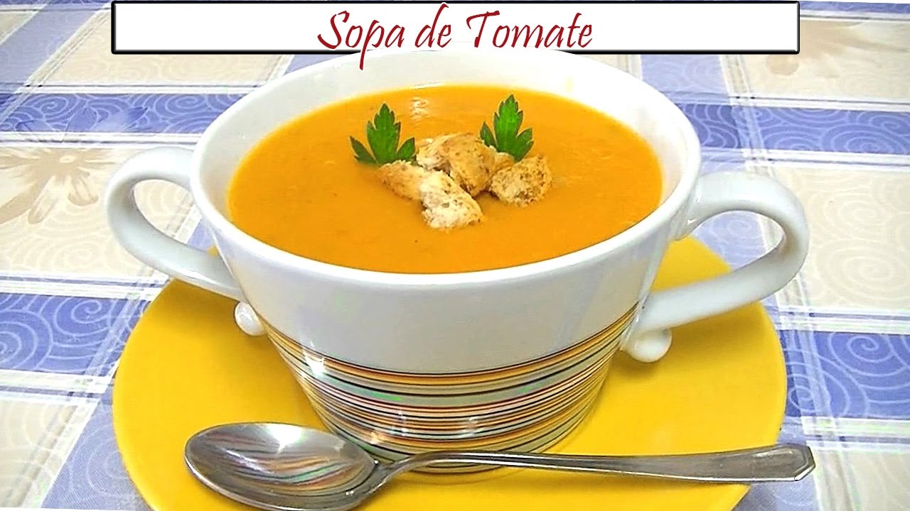 Sopa de Tomate | Receta de Cocina en Familia