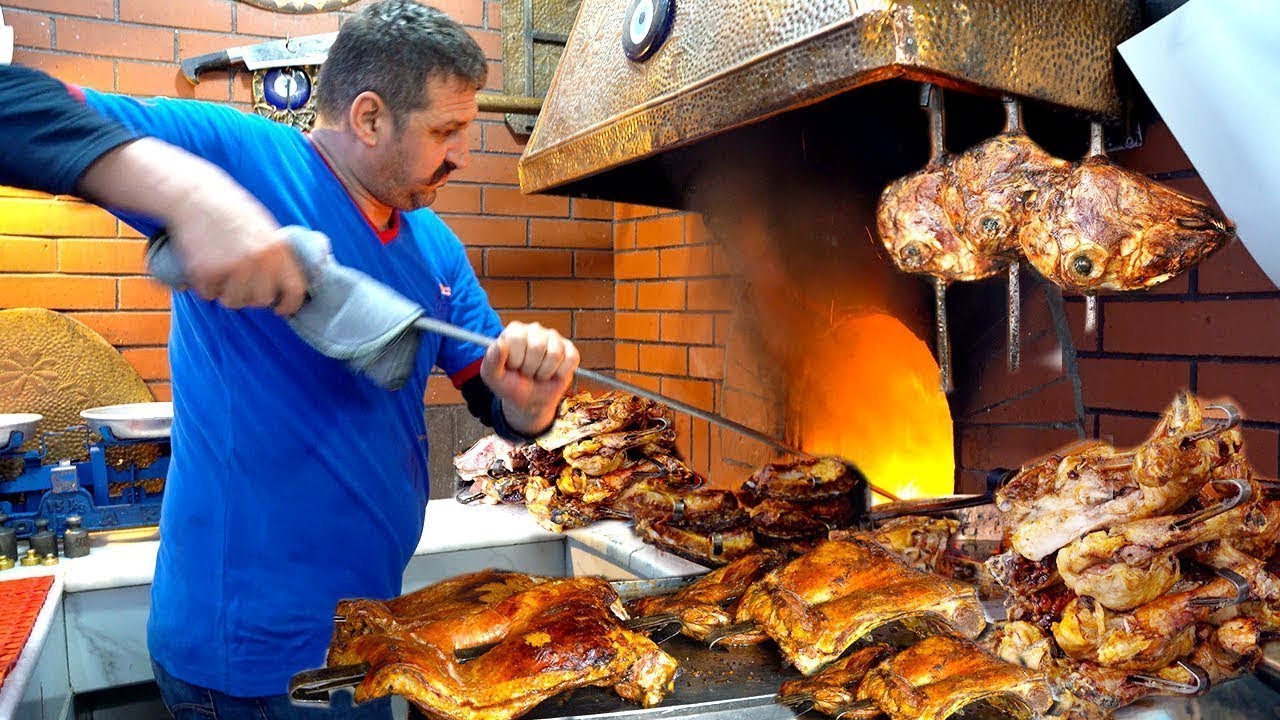STREET FOOD IN TURKEY - MAKING THE JUICIEST LAMB KEBAB + STREET FOOD TOUR IN DENIZLI, TURKEY