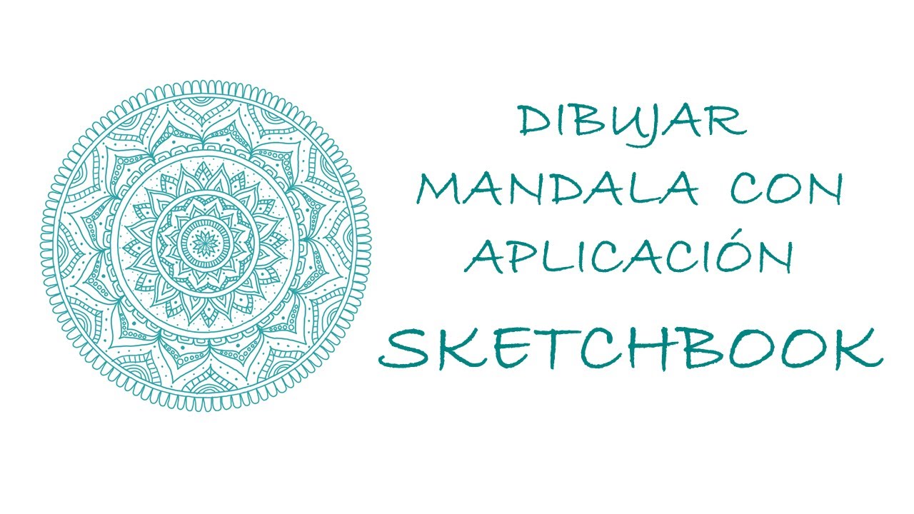 (SUB) Dibujar Mandala con \"Sketchbook\" aplicación gratuita #sub #subtitles @Sketchbook