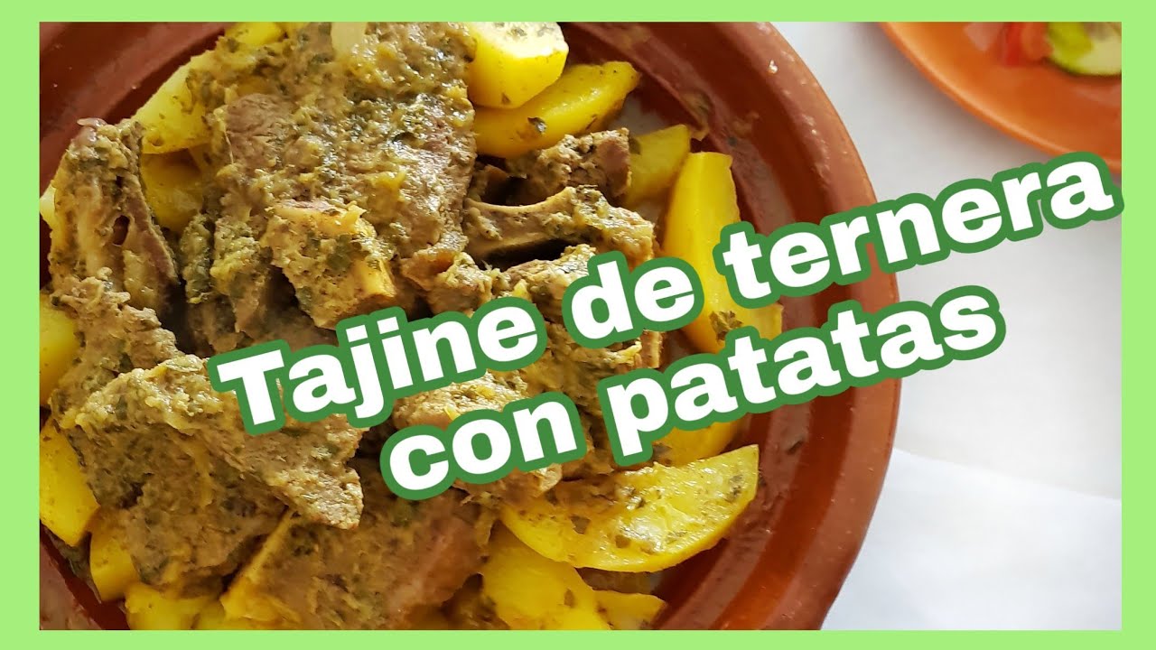 🥣 TAJINE DE TERNERA con patatas, cocina de Marruecos