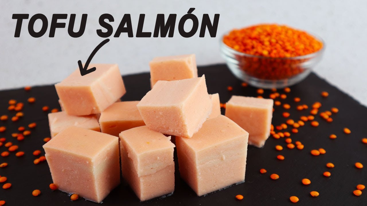 TOFU SIN SOJA (Tofu salmón con lentejas rojas)